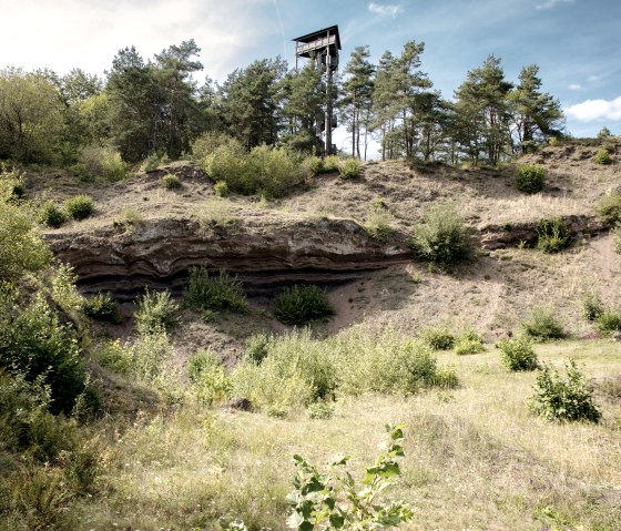 Blick auf den Eifelturm Boos, © Vulkanpark GmbH, Martin Christ