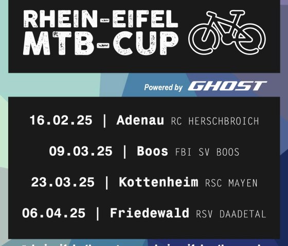 Plakat Rhein-Eifel MTB-CUP 2025, © Rhein-Eifel MTB-CUP 2025