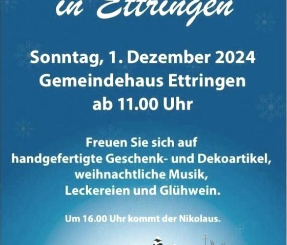 Weihnachtsmarkt in Ettringen, © Gemeinde Ettringen