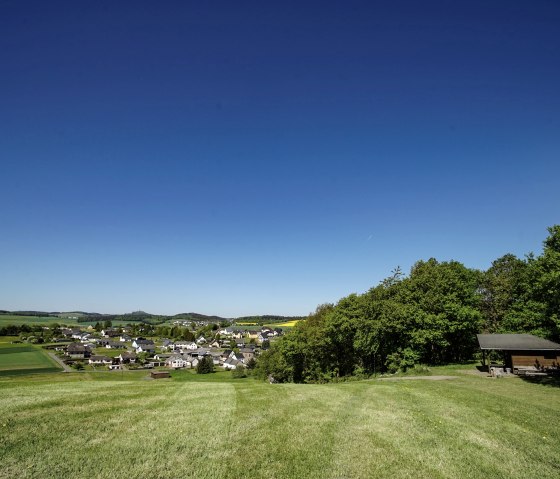 Schutzhütte an der dicken Eiche in Herresbach, © Laura Rinneburger