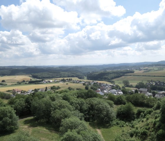 Blick vom Booser Eifelturm auf Boos, © Laura Rinneburger