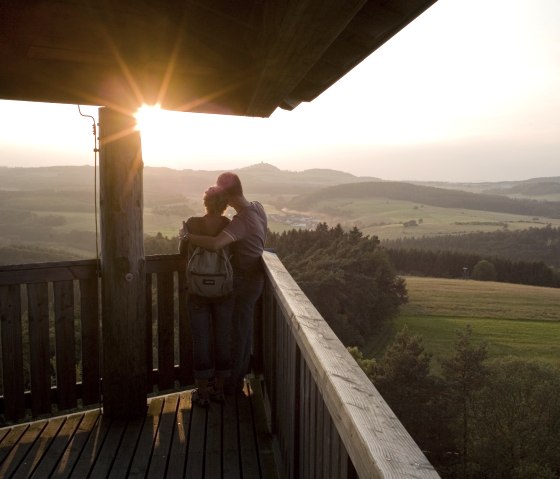 Blick vom Eifelturm auf der Booser Doppelmaartour, © Traumpfade