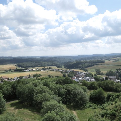 Blick auf Boos vom Booser Eifelturm, © Foto: Svenja Schulze-Entrup, Quelle: Touristik-Büro Vordereifel