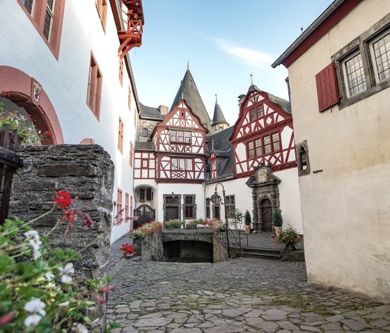 Innenhof Schloss Bürresheim, © Laura Rinneburger