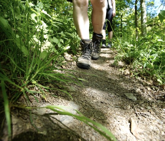 Wanderer auf dem Schieferwanderweg, © Laura Rinneburger