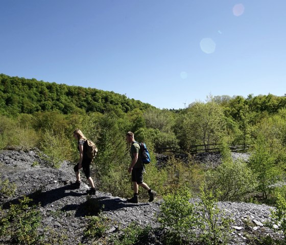 Unterwegs durch die Schiefergrube Bausberg I, © Laura Rinneburger