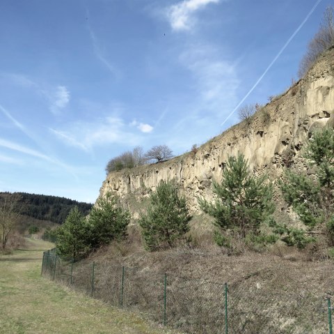 Blick auf die Steilwand der Ahl, © Foto: Svenja Schulze-Entrup, Quelle: Touristik-Büro Vordereifel