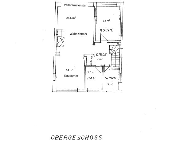 Grundriß Obergeschoss