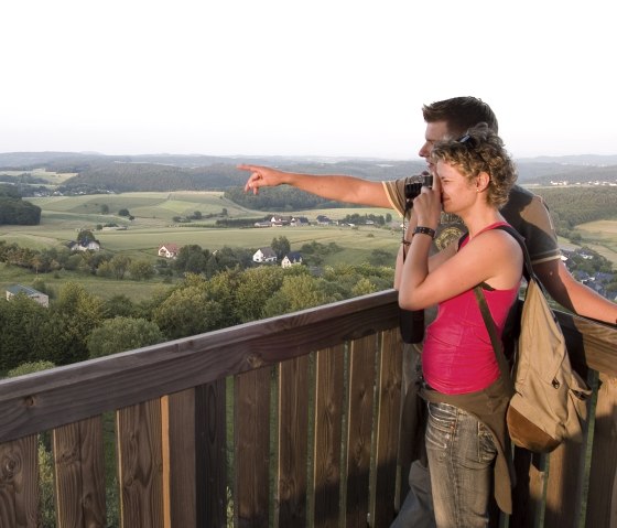 Booser Doppelmaartour - Ausblick vom Booser Eifelturm, © Traumpfade/Kappest