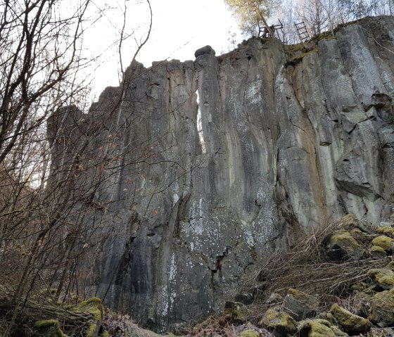 Die große Wand in der Ettringer Lay, © Foto: Svenja Schulze-Entrup, Quelle: Touristik-Büro Vordereifel